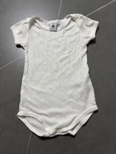 プチバトー 74cm 半袖ボディスーツ