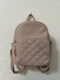 【再再値下げ】ピンク キルティングリュック