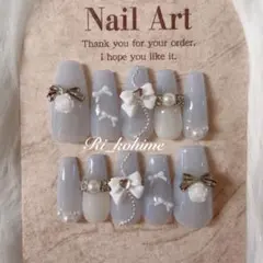 量産型y2k現品フレンチガーリーちゅるんワンホン韓国ニュアンスくすみブルーリボン