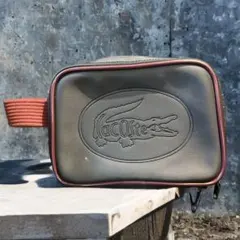 LACOSTE セカンドバッグ ポーチ　エンボスロゴ