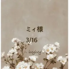 ミィ様3/16⭕️おまとめ用