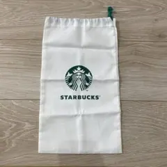 STARBUCKS 巾着袋　ギフト袋　ホワイト