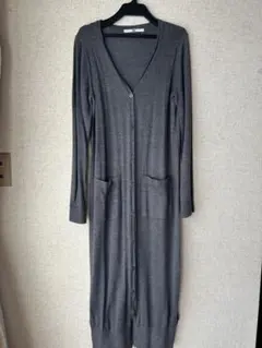 SLY グレー ロングカーディガン