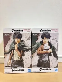 Grandista 進撃の巨人 リヴァイ エレン　フィギュア2体セット