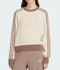 adidas　ADICOLOR KNITTED CREW アディカラー ニット