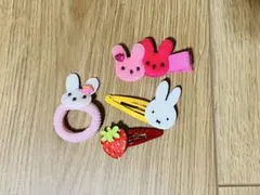 ヘアピンとゴムのセット