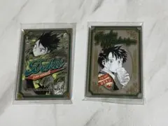 パブミラー風アクリルステッカー　ヒロアカ原画展　緑谷出久セット