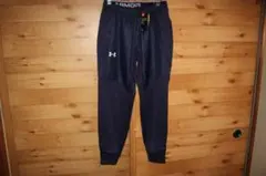 XL　紺　アンダーアーマー　野球　ハイブリッド テーパードパンツ 1358904