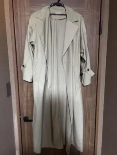 トレンチコート　カーキ