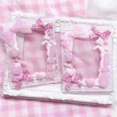 硬質ケース ペア ホイップデコ いちご ピンク 量産型 b8