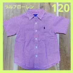Ralph Lauren 半袖チェックシャツ 100サイズ