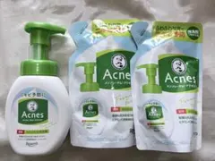 メンソレータム　アクネス ニキビ予防　 洗顔料　本体+詰め替えセットのサムネイル
