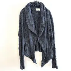 LOU & GREY【S】ネイビーホワイト ストライプ カーディガン 春服 海外