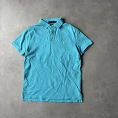 17727 ポロラルフローレン 刺繍ロゴ ワンポイント 半袖 ポロシャツ