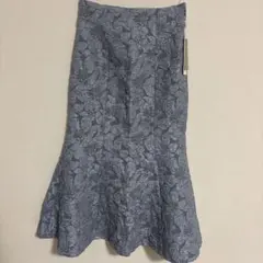 SAISON DE PAPILLON マーメイドスカート ブルーグレー Sのサムネイル