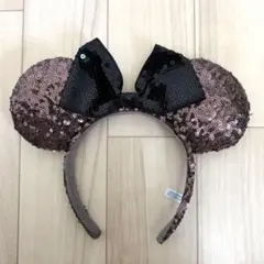 ミニーマウス耳カチューシャ（スパンコール）
