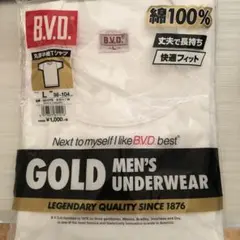 B.V.D. メンズゴールドアンダーウェア L ホワイト