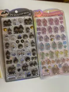 【正規品】モンチッチ うるちゅるポップシール ボンボンドロップシール 2種セット