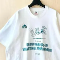 90sUSA製古着ヴィンテージ　ローカルイベントTシャツ　グラフィック　バレー