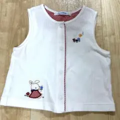 ファミリア　ベスト　80 ホワイト