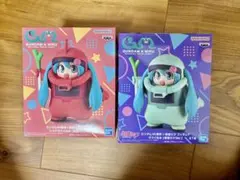 ガンダム45周年×初音ミク　ザクぐるみ　シャアザクぐるみ　フィギュア　２種