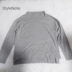 StyleNote グレー ハイネック風 セーター