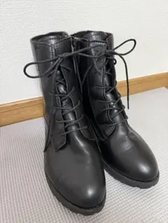 SHIEN ブーツ 黒 ブラック 卒業式 袴 靴 衣装