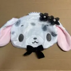 シュガーバニーズ ふわふわぬいぐるみポーチ ぶちうさ