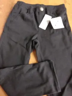 新品 のびるっち ニットクロプトパンツ 140 ブラック