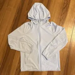 140 ライトブルー フード付きパーカー