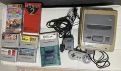 キ*ヨ様 スーパーファミコン本体＋ゲームソフト7本＋スーパーゲームボーイ2セット