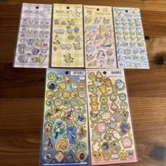 ポケモン シール セリア 6枚セット