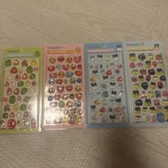 Tamagotchi 3Dステッカー 4枚セット