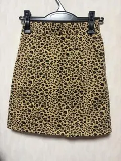 ヒョウ柄 スカート