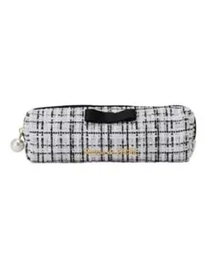 メゾンドフルール　グログランリボンツイードロングポーチ ブラックのサムネイル