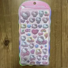 コットンパフィシール　ハローキティ　ヒョウ柄