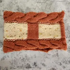 ハンドメイド秋冬用ネックウォーマー