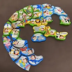 不二家 ペコちゃん あつめてマグネット アルファベット 英語 19個