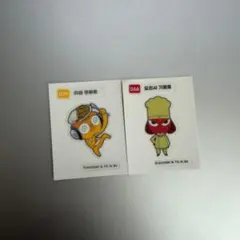 韓国　ケロロ　パン　シール　ステッカー　ギロロ　クルル