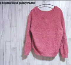 ★E hyphen world gallery PEACE★ シャギーニット
