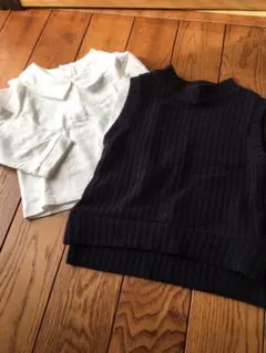 ★新品同様★b.ROOM ビールーム カットソー&ニットのセット