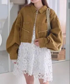 Kastane ダメージリブニットプルオーバー