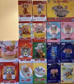 トムとジェリー　プライズ　くじ　フィギュア　まとめ売り　17個セット