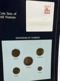 ㉙ 미사용 フランクリンミント ノルウェー 硬貨 5種セット 希少価値