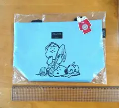 PEANUTS スヌーピー ミニトートバッグ ライトブルー