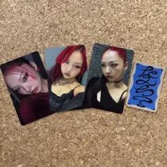 HANA CHIKA チカ トレカ 3種 ステッカー セット / 1stアルバム