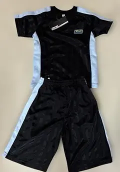 ジャージセット 黒と水色 110サイズ
