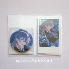 星導ショウ 缶バッジ＆チェキ風カードセット - メルカリ