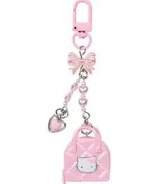 ハローキティ キルティング シークレットキーホルダー