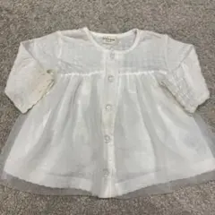 kid's zoo ホワイトカーディガン